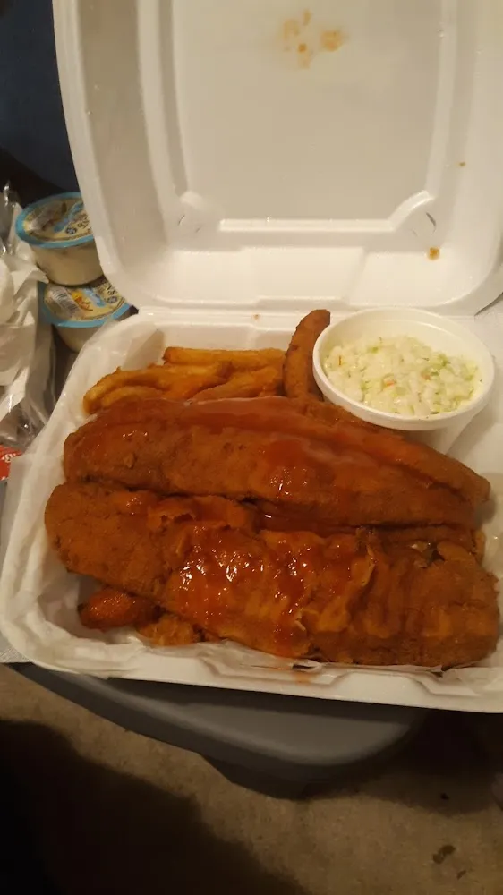 Flounder and Shrimp Meal with Your Choice of Sides